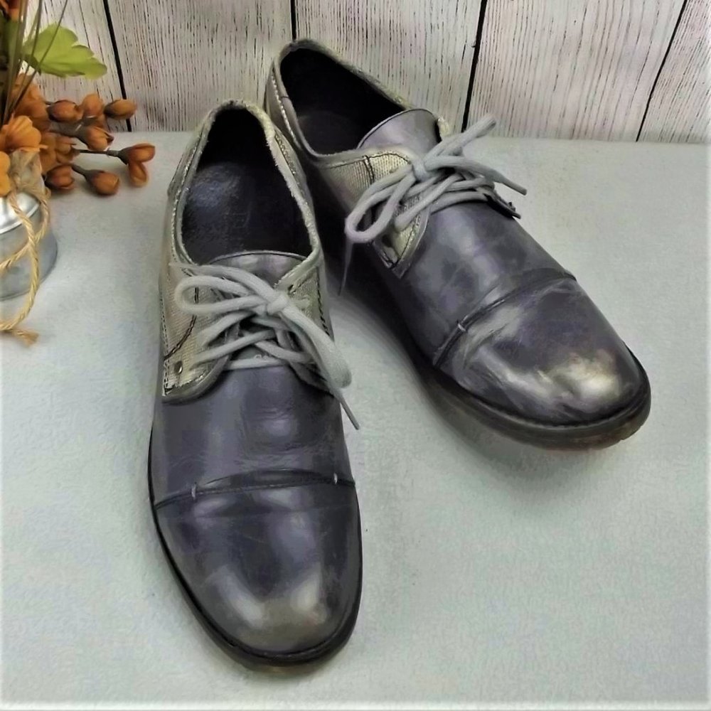 Bed Stu Men's Distressed Leather Oxfords Tie US 9